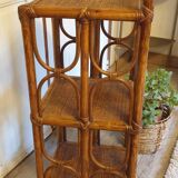 Rattan shelf