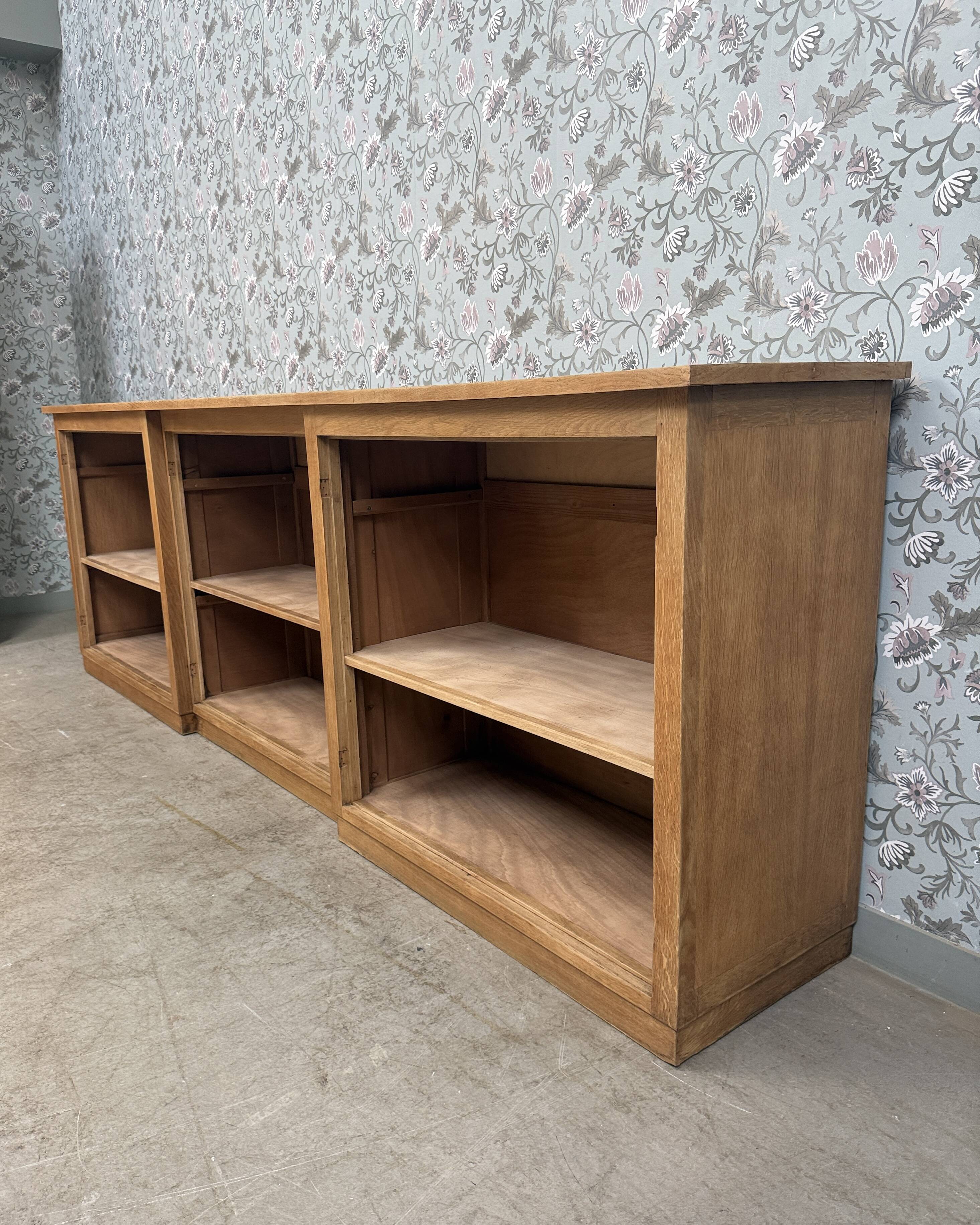 Open oak workshop furniture (renovated)