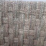Chair woven from palm leaves