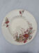 Old hollow plate, pink polychrome ironstone, KG Luneville model.