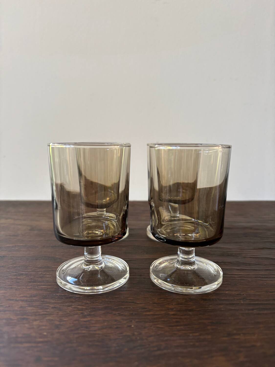 4 verres à pied luminarc vintage modèle Suède