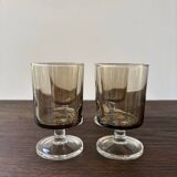 Set of 4 Luminarc vintage stemmed glasses, Sweden model