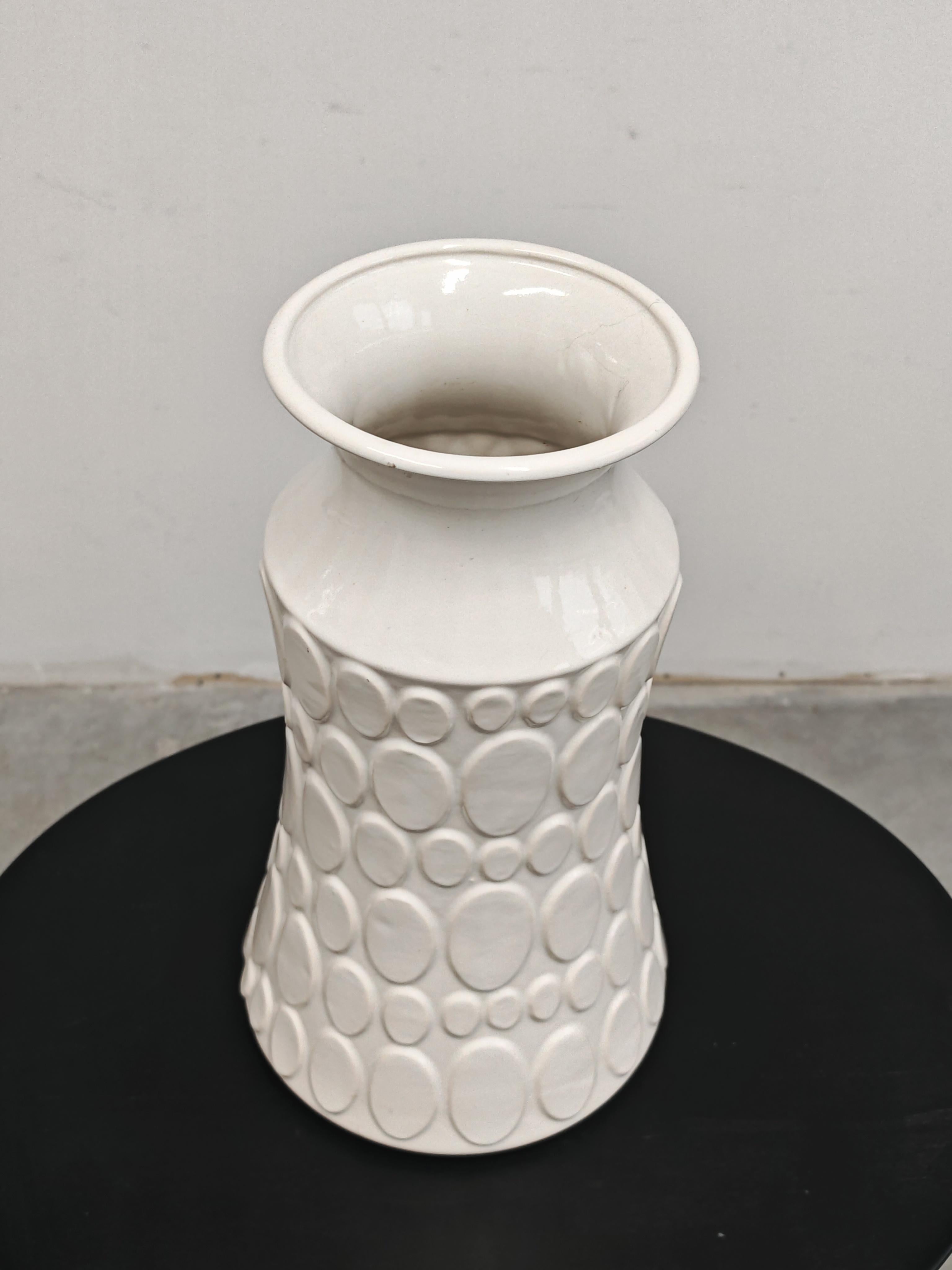XL ceramic vase Mid Century Modern by Jasba 1970s
