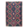 Red & Blue Geometric Vintage Kilim Rug, 158x238Cm