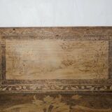carved wooden shelf