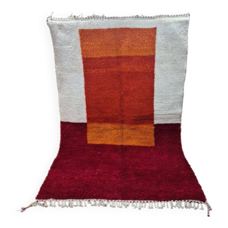 Tapis Beni Mrirt 100% Laine Naturelle – Luxe et Artisanat Berbère