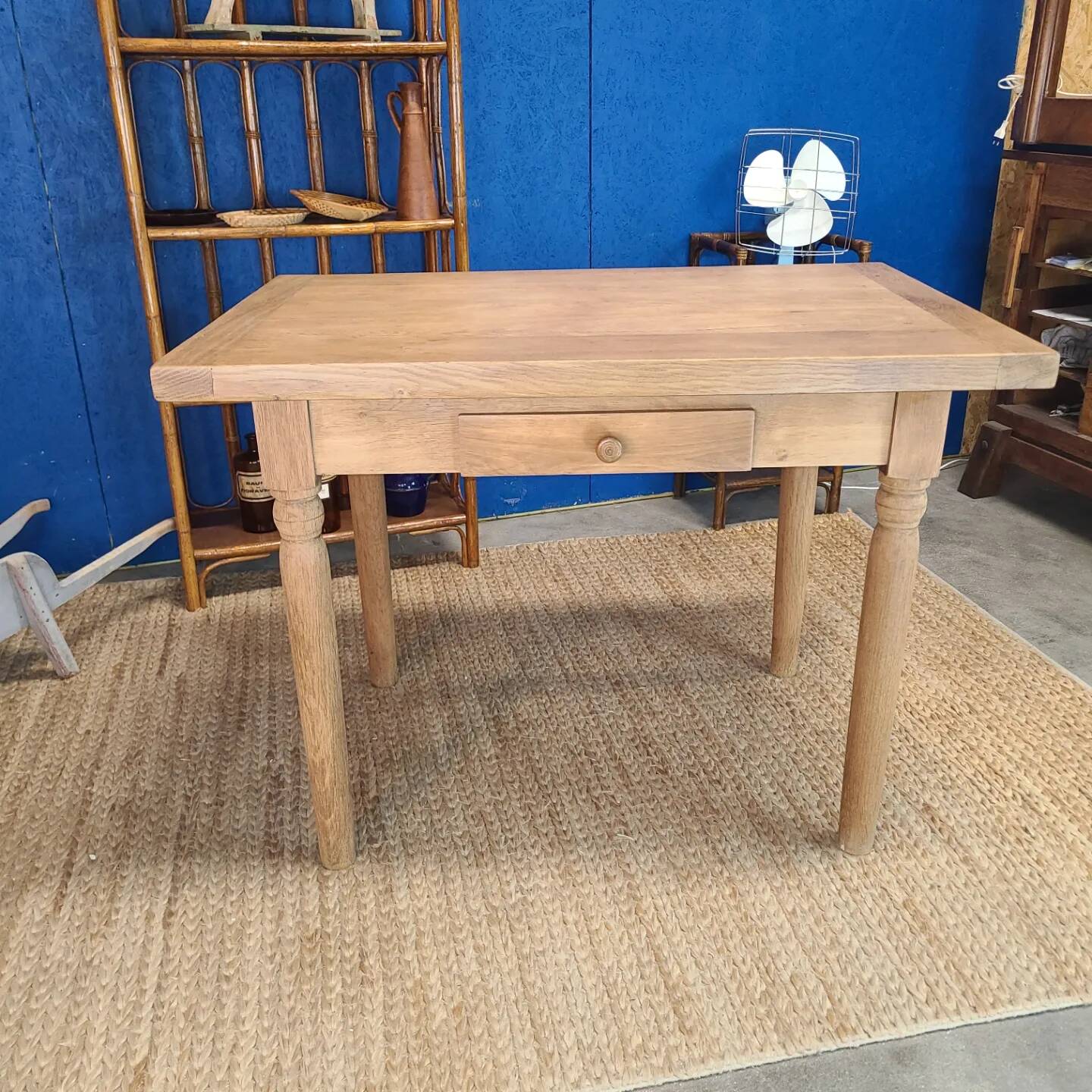 Vintage farmhouse table for kitchen or office