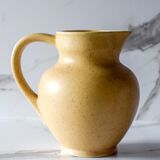 Natural stoneware pitcher