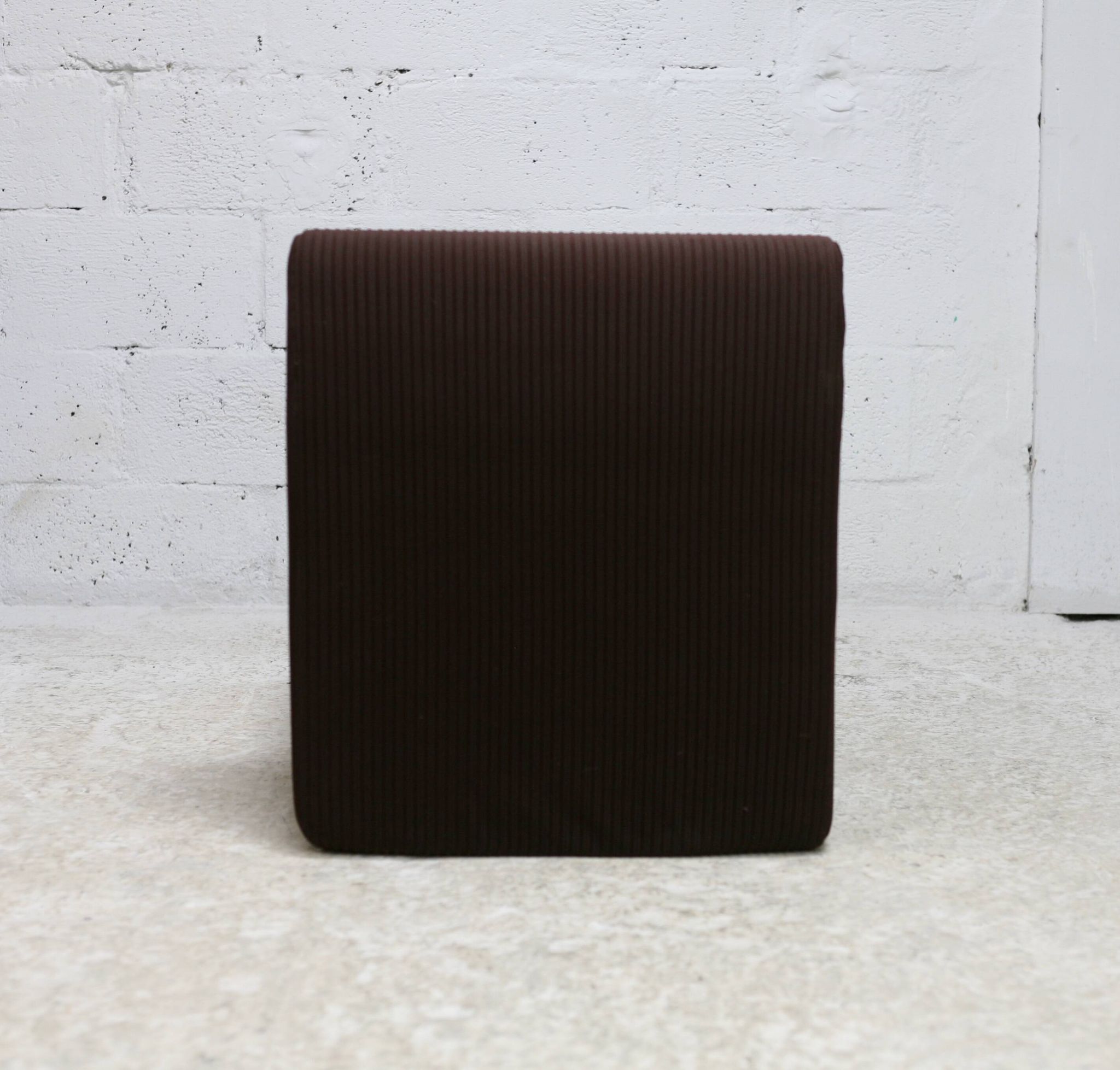 Chair, foam and velvet. Circa 1970