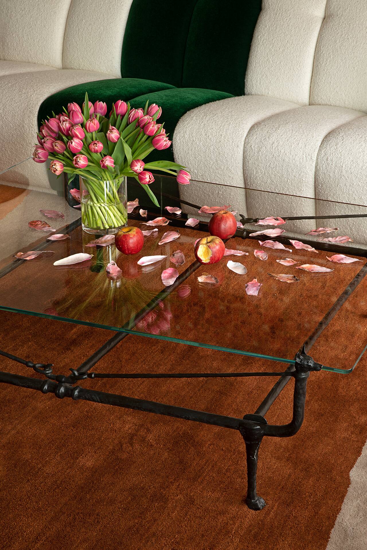 Loyal Bronze Dog Coffee Table