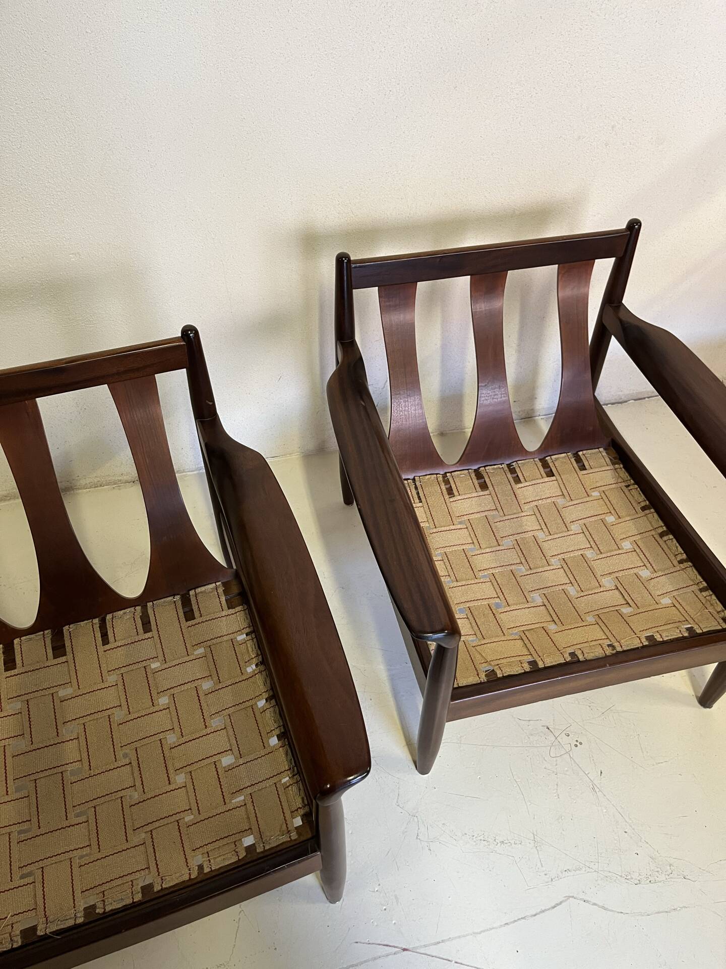 Paire de fauteuils scandinave danois