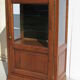 Louis Philippe showcase in solid walnut