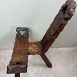 Brutalist tripod stool