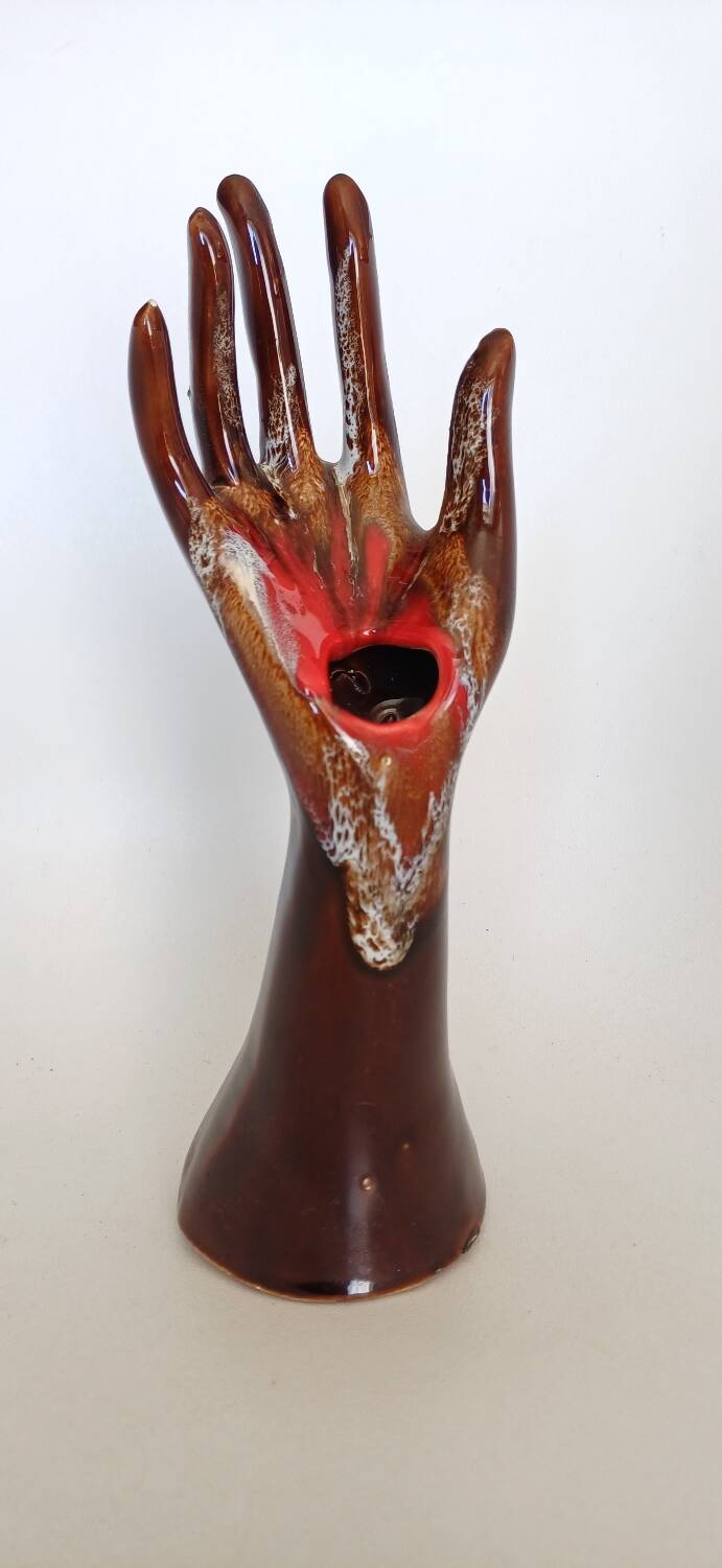 Vintage ceramic hand