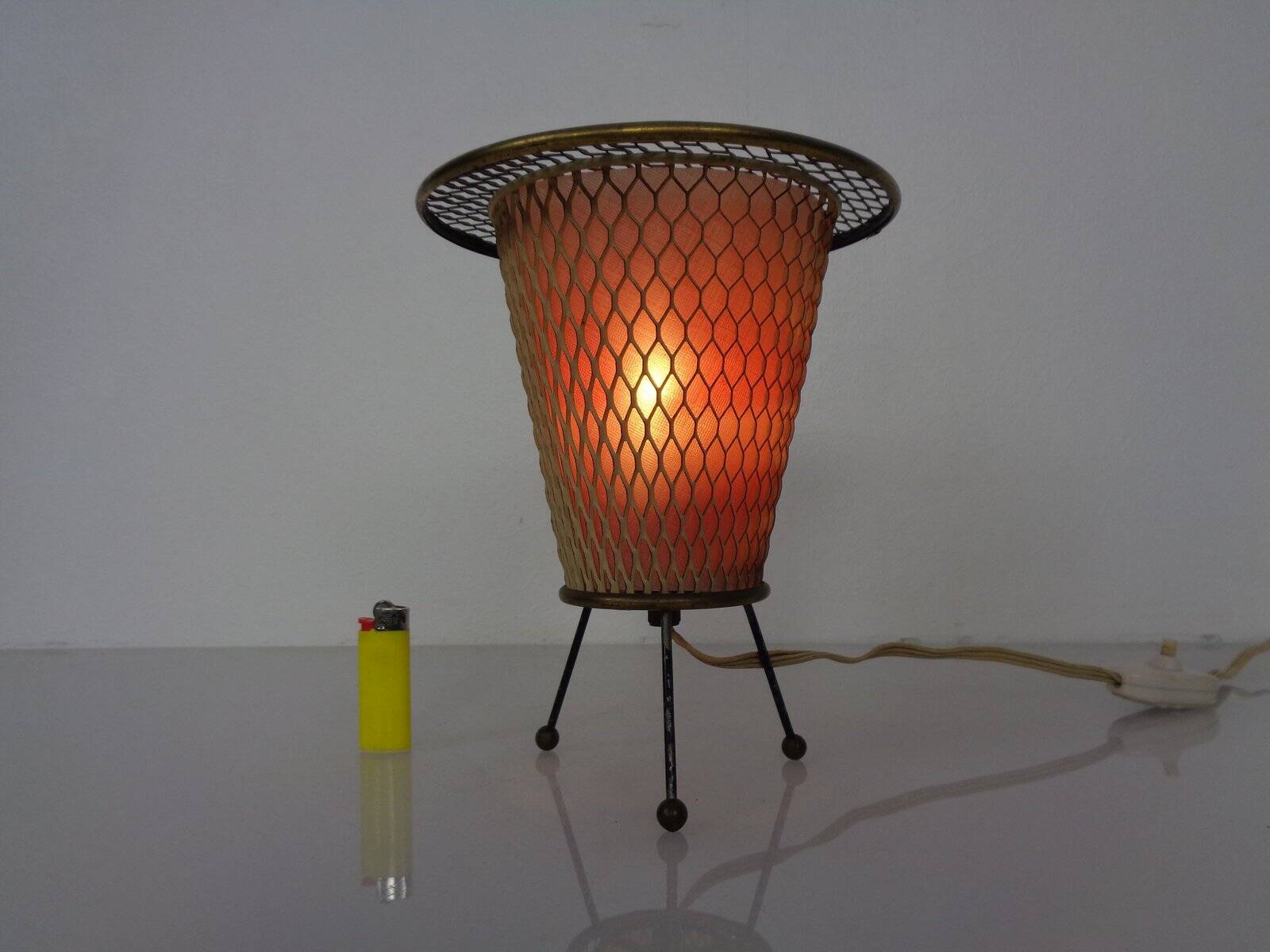 Metal Tripod Table Lamp, Germany, 1950s