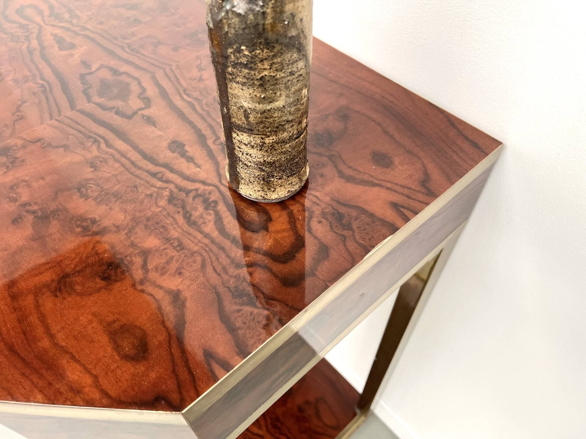Jean-Claude Mahey lacquered console table