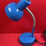 Vintage Klein Blue Desk Lamp by Veb Narva, 1950s/1960s