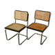 Pair of chairs B32 by Marcel Breuer