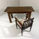 Rustic oak console table or desk 1960’s