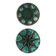 Pair of Mid Century Modern oyster plates 1970s