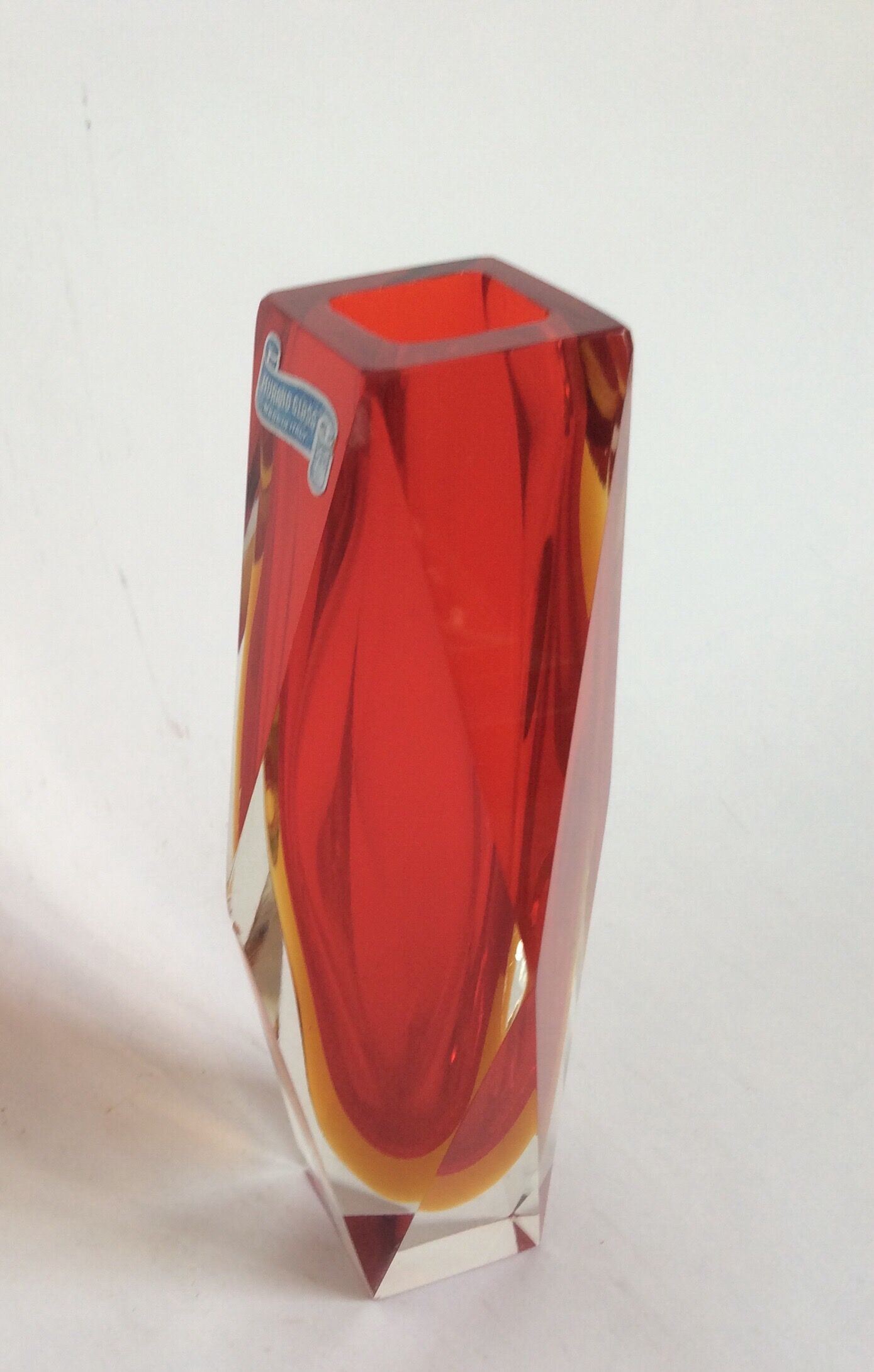 Glass Murano 60s vase