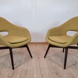 Restored shell armchairs by Miroslav Navratil