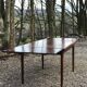 Mid-century danish rosewood extending table.