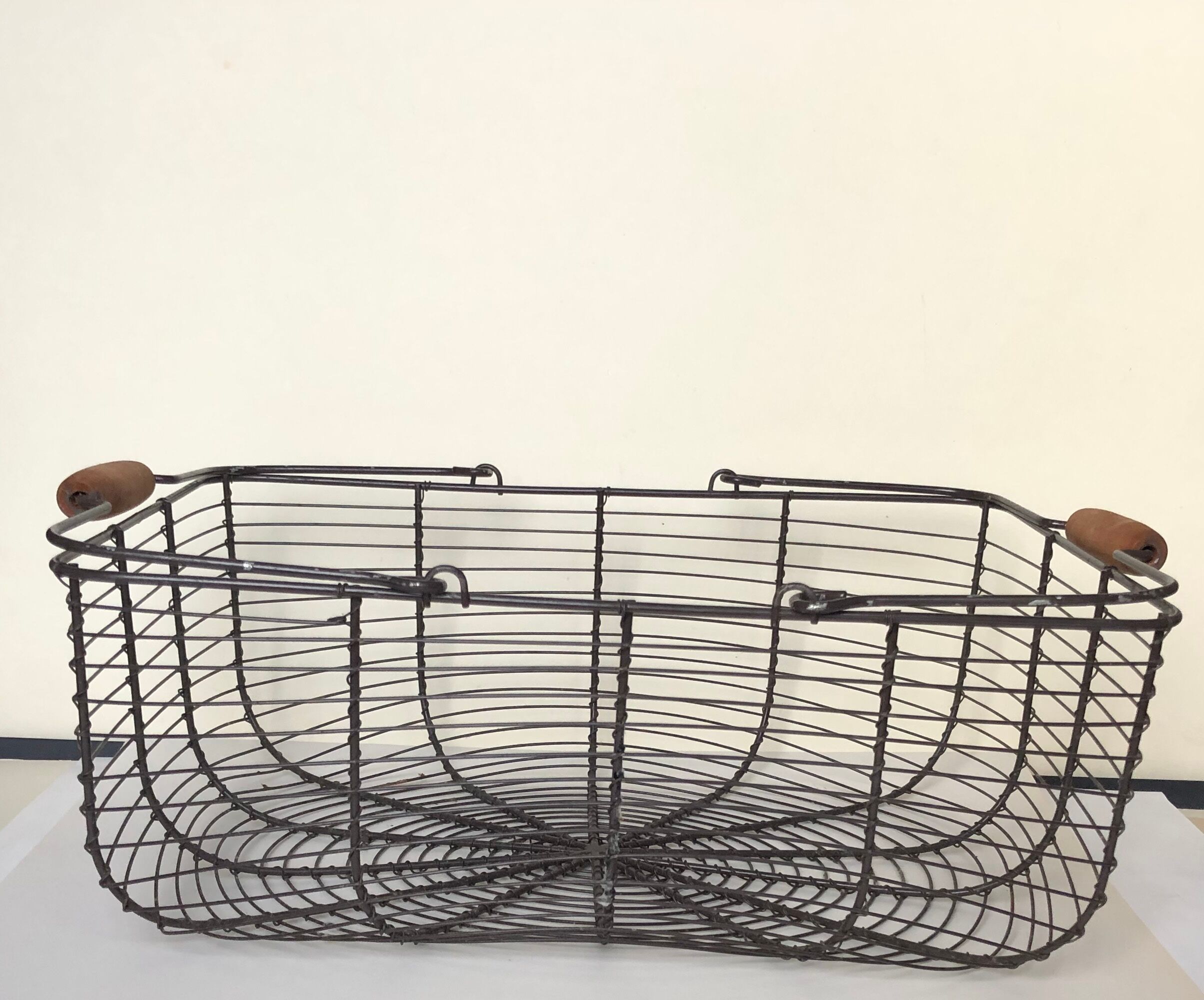 Vintage metal basket