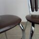 Lot de 2 chaises pétales chocolat Soudexvinyl