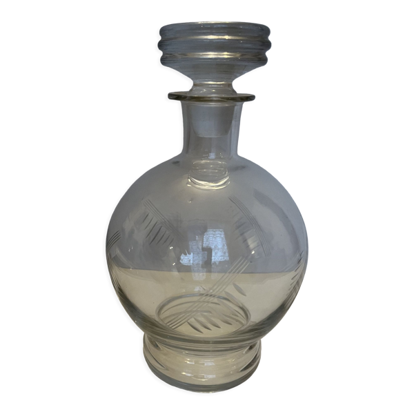 Carafe boule en verre