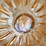 Ceiling lamp or sun wall lamp in iridescent glass