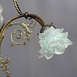 Empire style chandelier.