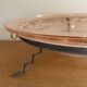 Large Art Deco bowl on a metal stand