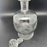 Carafe for strong alcohol with chiseled glass pattern – 1224d1