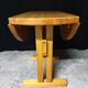 Charlotte Perriand vintage round dining table Les Arcs in pine from the years.