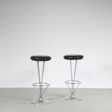 2000s Bar stools by Piet Hein for Fritz Hansen, Denmark