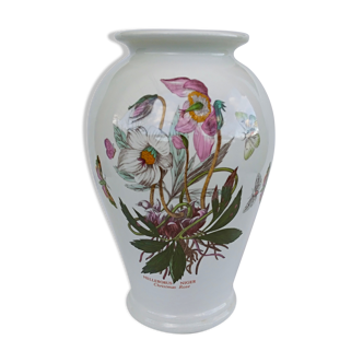 Earthenware vase Portmeirion made in England décor Botanic Garden