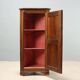 Corner cabinet in walnut, Italy, late 19th century
