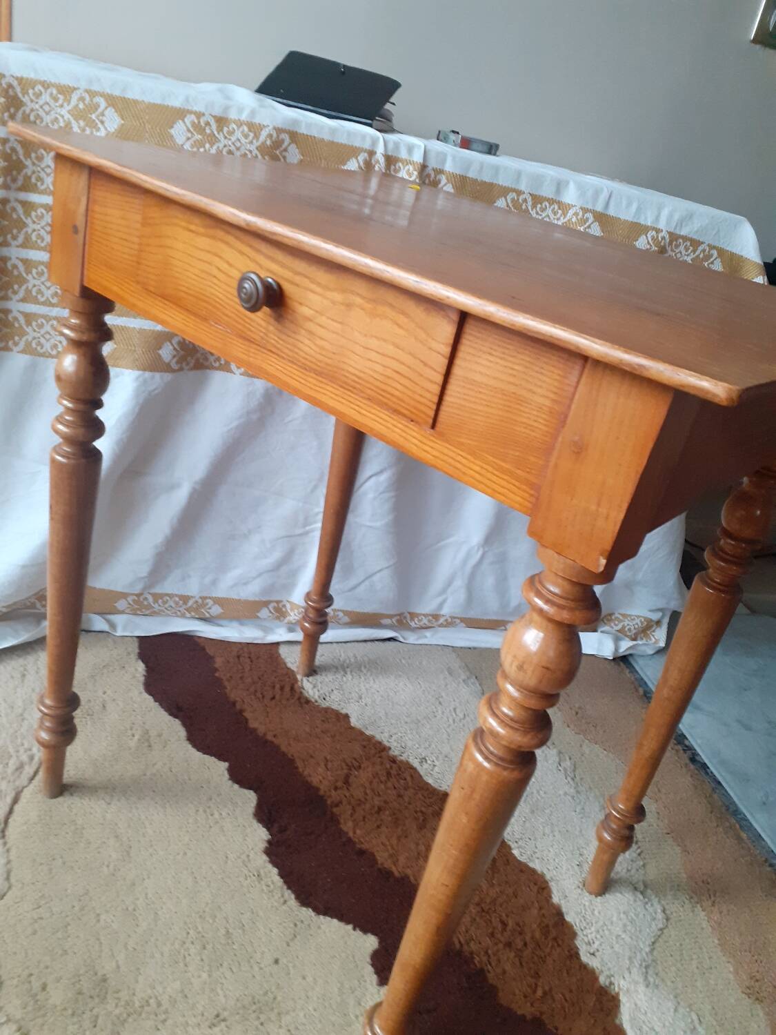 Side table, desk with 1 drawer