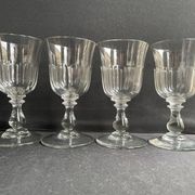 4 verres à eau XIXème – Établissements Legras