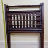 Folding teak magazine holder by Cees Braakman