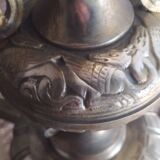 Bronze quadripod floor lamp