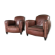 Paire de fauteuils club années 20