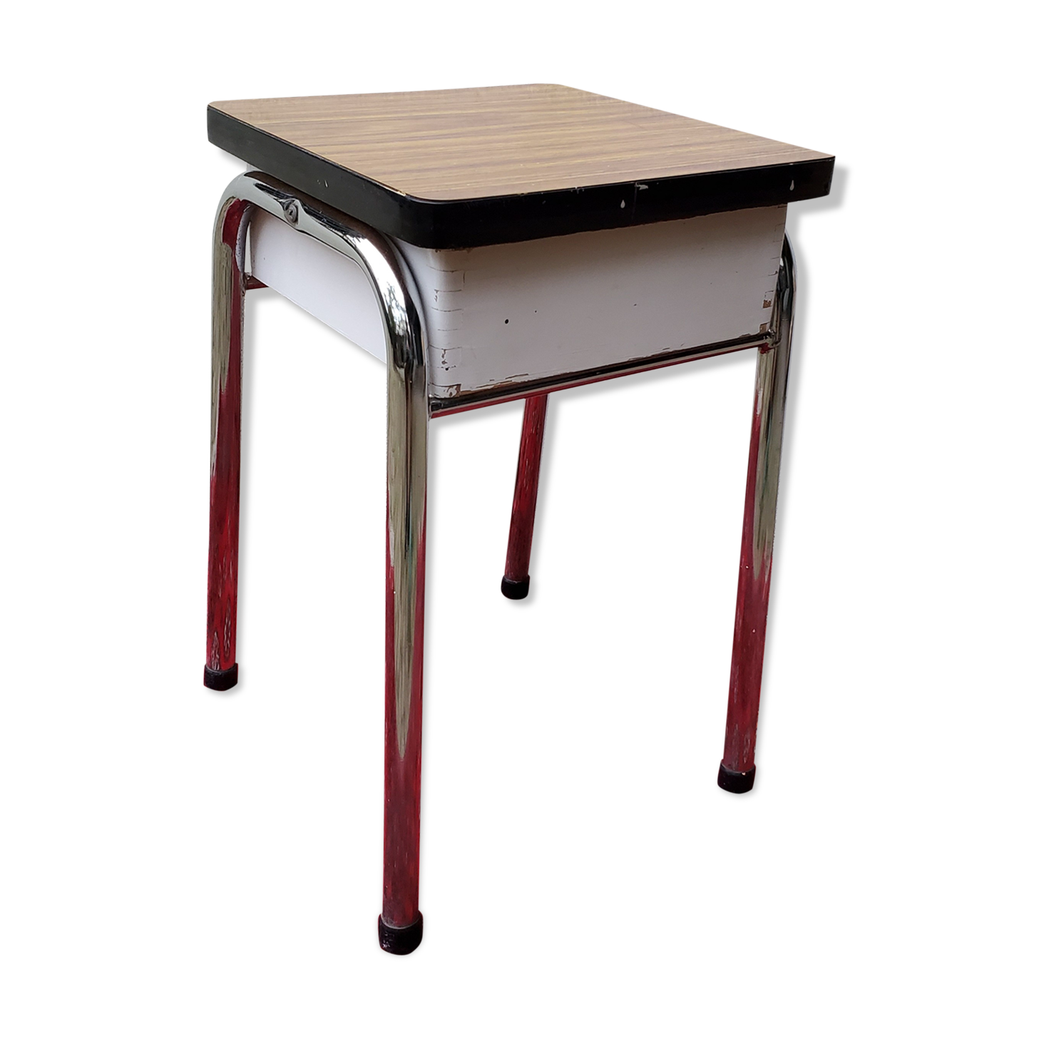 Tabouret à caisson en formica 60