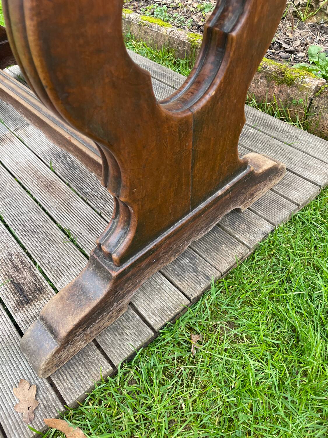 Table de bistrot anglaise ancienne