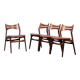 Vintage Danish Dining Chairs in Teak by Erik Buch, 1960s, Set of 4