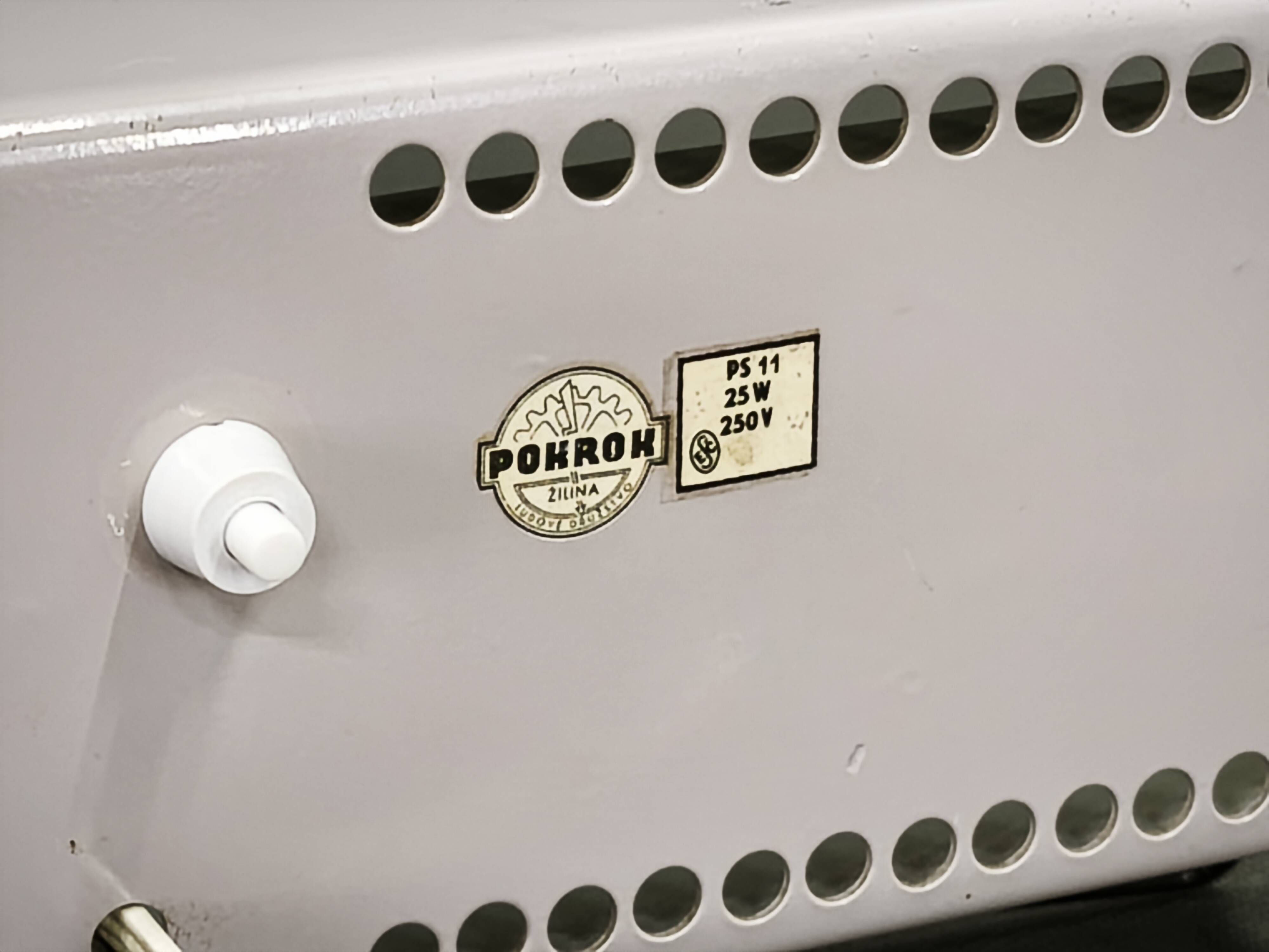 1970s Pokrok Žilina PS 11 Industrial Table Lamp, Czechoslovakia