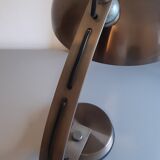 Desk lamp, bronze chrome, 70's Italian design