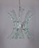 Vintage 70's worked glass chandelier design zeroquattro