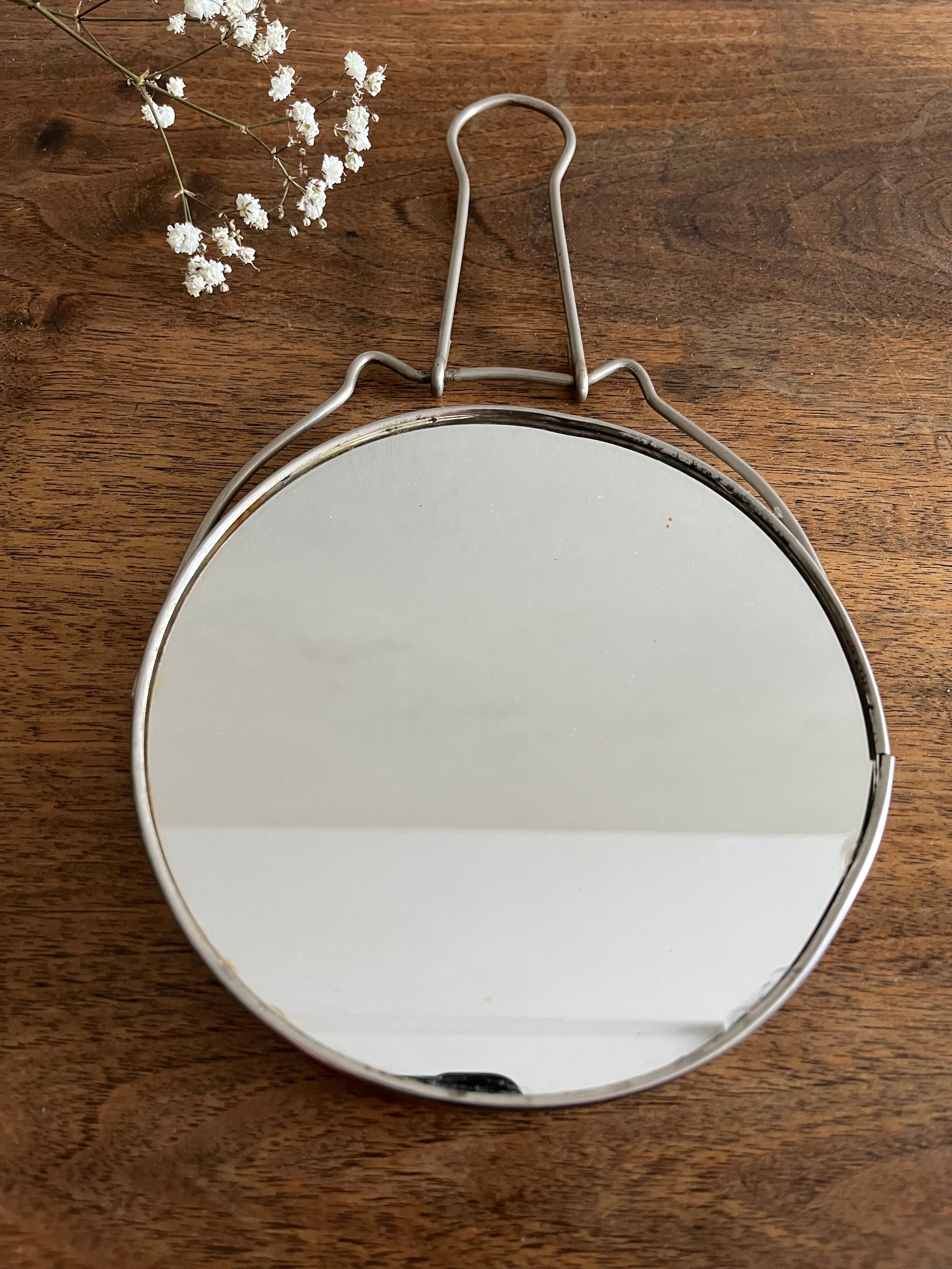Round barber mirror 14.5 cm